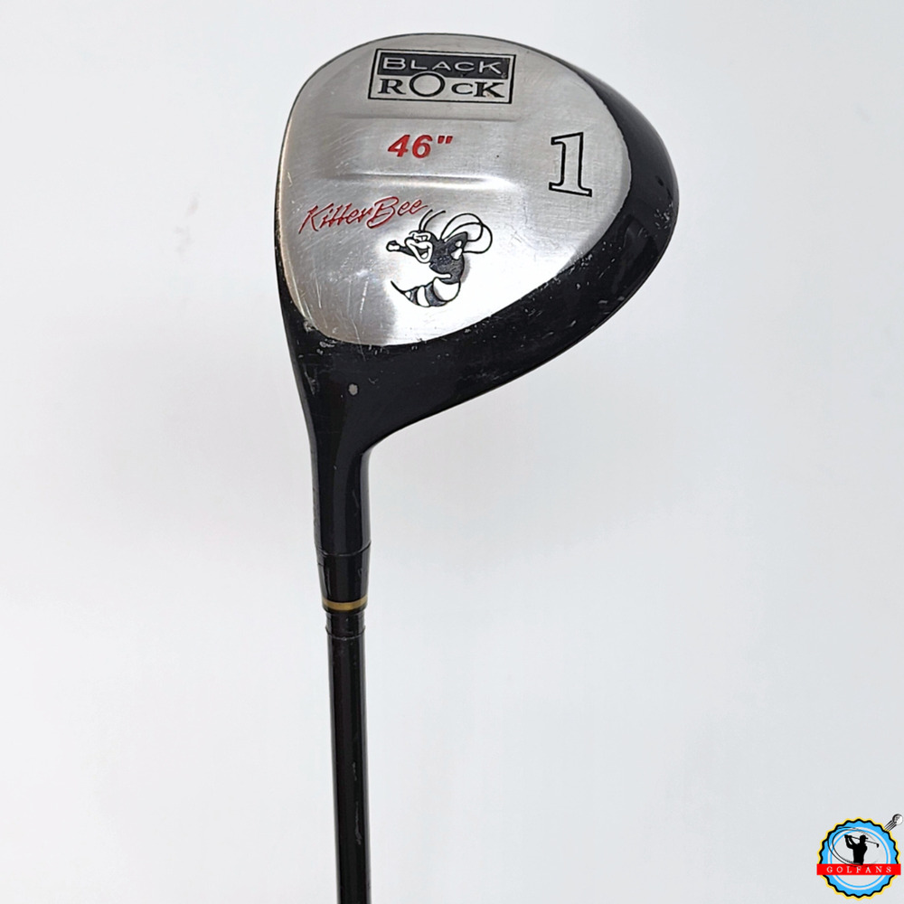 Left-Handed Killer Bee Black Rock 46.5" Long Driver Regular Graphite w/ New Grip